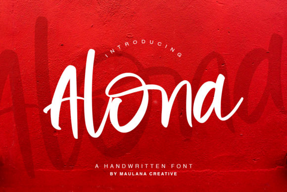Alona: A Charming Handwritten Font for Crafters