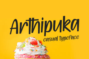 Arthipuka: A Playful Handwritten Font for Crafters