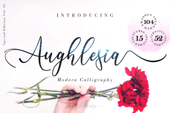 Aughlesia: A Modern Handwritten Font for Editorial Design