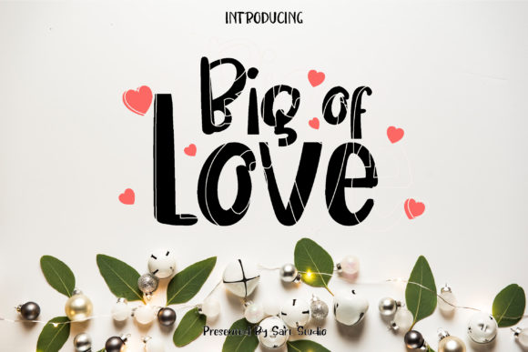 Big of Love: A Handwritten Font for Authentic Branding