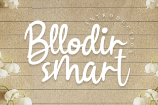 Bllodir Smart: A Handwritten Font for Web Design