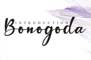 Bonogoda: A Handwritten Font for Bold Branding