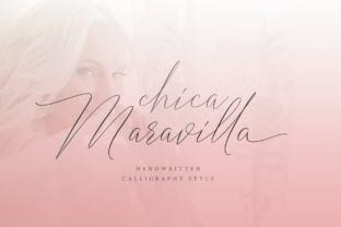 Chica Maravilla: A Handwritten Font for Editorial Elegance