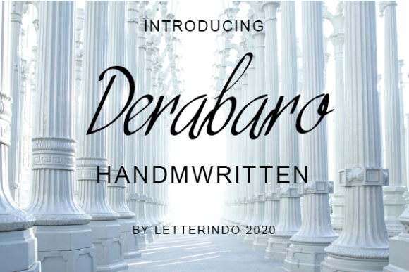 Derabaro: A Script Font for Digital Elegance