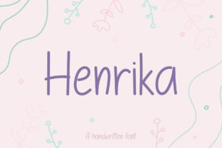 Henrika: A Charming Handwritten Font for Crafters