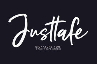 Justtafe: A Handwritten Font for Makers