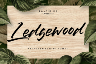 Ledgewood: A Handwritten Font for Bold Branding
