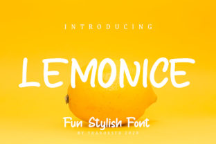 Lemonice: A Handwritten Typeface for Editorial Warmth
