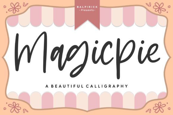 Magicpie: A Handwritten Font for Editorial Design