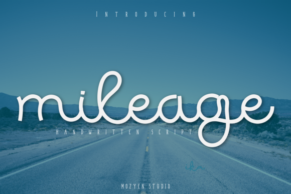 Mileage Font: Elevate Your Brand with Handwritten Style