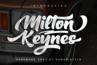 Milton Keynes Font: A Bold Handwritten Typeface for Modern Brands