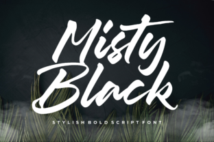 Misty Black: A Handwritten Font for Editorial Warmth