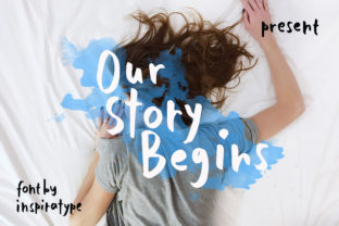 Our Story Begins: A Friendly Handwritten Font for Branding