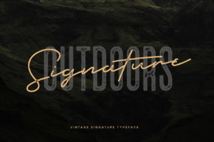 Outdoors Signature Font for Authentic Branding