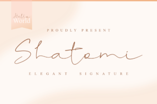 Shatomi: A Handwritten Font for Elegant Editorial Design
