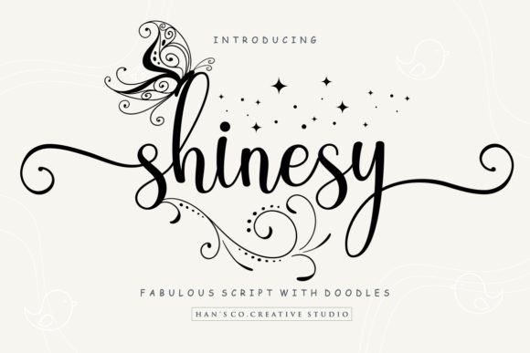 Shinesy: A Handwritten Font for Campaigns